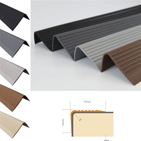 Shop High Quality Mm X Mm Bullnose Stair Nosing Non Slip Pvc Rubber