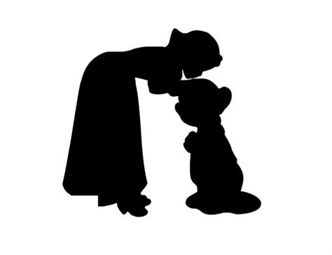 Snow White And The Seven Dwarfs Silhouette