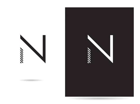 Plantillas De Dise O De Logotipo De N Letra May Scula Para Emblema De