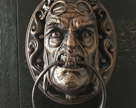 Jacob Marley Door Knocker Resin Wall Art Painted Etsy