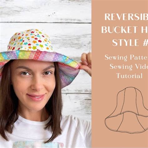 Double Sided Bucket Hat Pattern Etsy