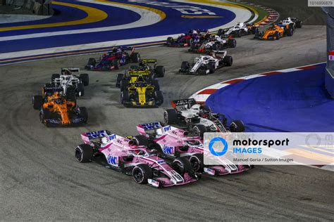 Esteban Ocon Racing Point Force India Vjm Sergio Perez Racing