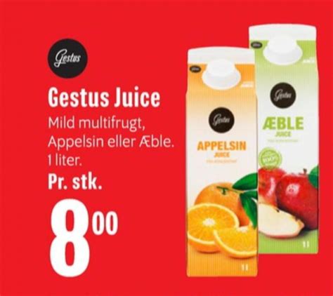 Gestus, Æblejuice, Min Købmand marts 2023 - Alle Tilbudsavis