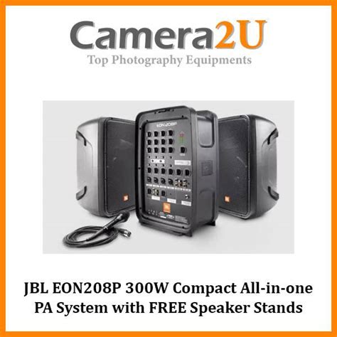 Jbl Eon208p 300w Compact All In One Pa System With Dual Channel