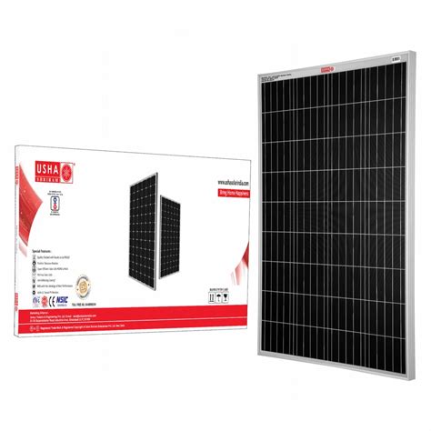 100 W Usha Shriram Polycrystalline Solar Panel At Rs 3100 Piece In