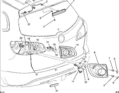 How Do I Replace The Buick Enclave Taillight In The Tailgate