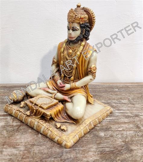 Resin Hanuman Ji Statue For Temple Size 6x5 2x7 6 Inch Lxbxh At