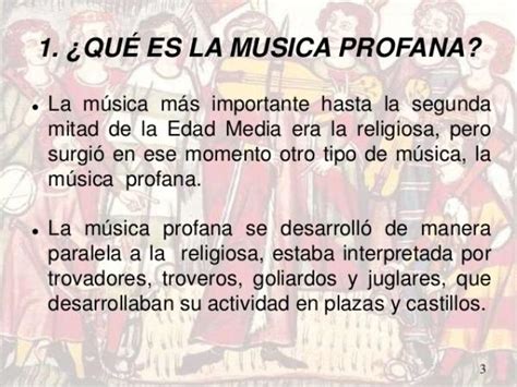 O Q Significa Profana - La música PROFANA y sus características - RESUMEN!