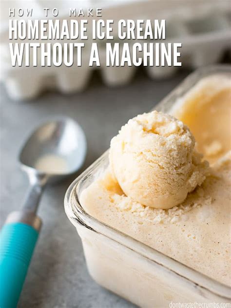 How To Make Ice Cream Without A Machine Ice Cube Tray Blender