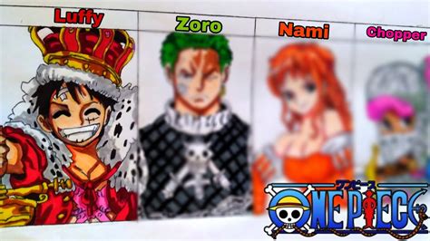 Drawing Strawhat Pirates As Knights One Piece ワンピース Youtube