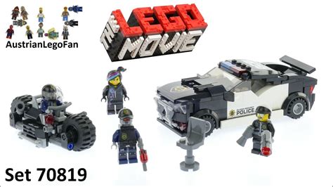 Lego The Movie 70819 Bad Cop Car Chase Lego Speed Build Review Youtube