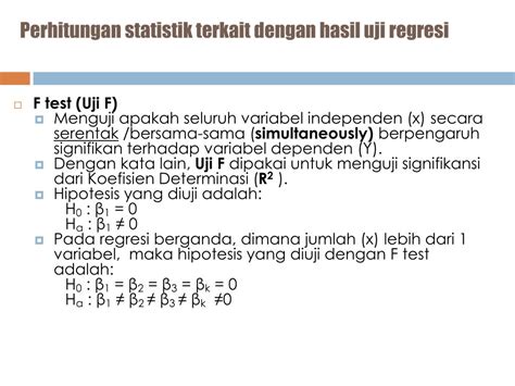 Ppt Analisa Bivariat Korelasi Dan Regresi Powerpoint Presentation