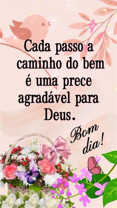 Mensagem De Bom Dia Com Flores E Pássaros - Mensagem de bom dia com flores e pássaros