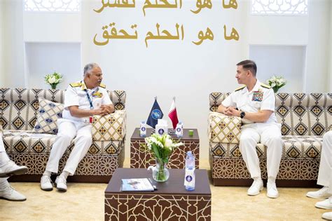 Dvids Images Vice Adm Cooper Visits Doha Image Of