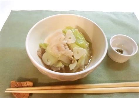 Motsu-nabe Offal Hot Pot-style Stewed Cabbage and Pork Belly Recipe by ...