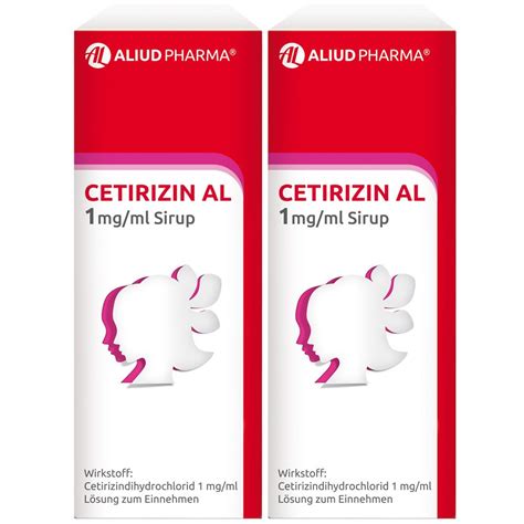 Cetirizin Al Mg Ml Sirup Bei Heuschnupfen X Ml Shop Apotheke