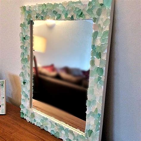 Sea Glass DIY Projects - Frame and Vase