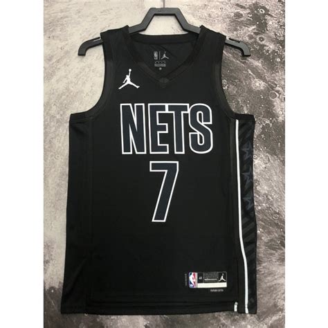 Prensado A Quente Nba Brooklyn Nets No Camisa De Basquetebol