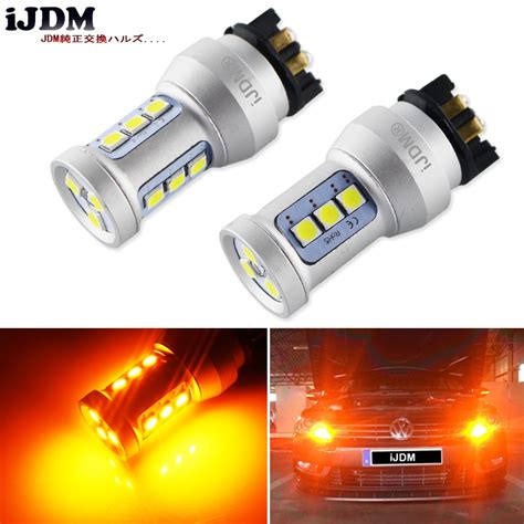 Ijdm Pw W Led Amber Yellow Error Free Pwy W Led Bulbs For Audi A A