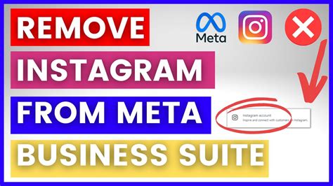 How To Remove Instagram Account From Meta Business Suite In 2024