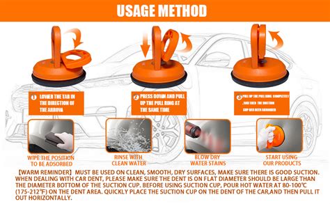 Horrex Pcs Ventouse Carrosserie Debosselage Carrosserie Ventouse