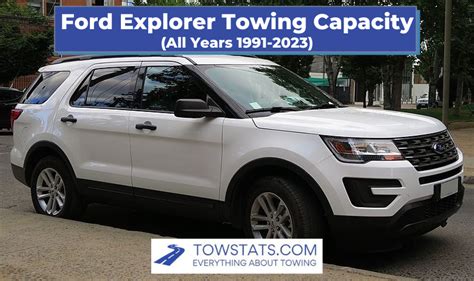 Ford Explorer Towing Capacity (All Years 1991-2023) - TowStats.com