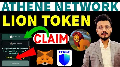 Athene Network Lion Token Claim Lion Token Airdrop Claim Lion