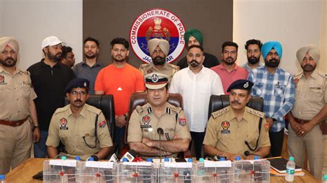 Punjab Jalandhar Police Arrests 4 Gangster Associated With Prema