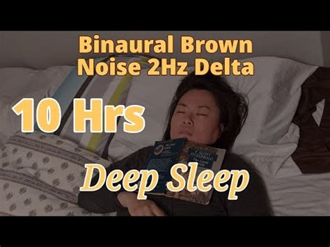 Binaural Brown Noise Delta 2 Hz For Your BEST SLEEP Black Screen