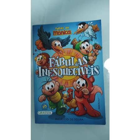 Livro Turma da Mônica Fábulas inesquecíveis Shopee Brasil