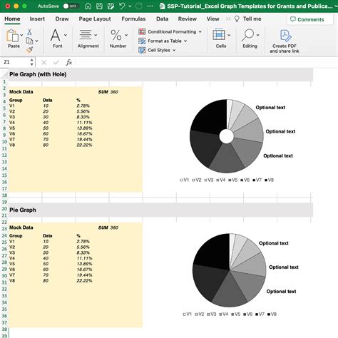 Excel Graph and Table Templates