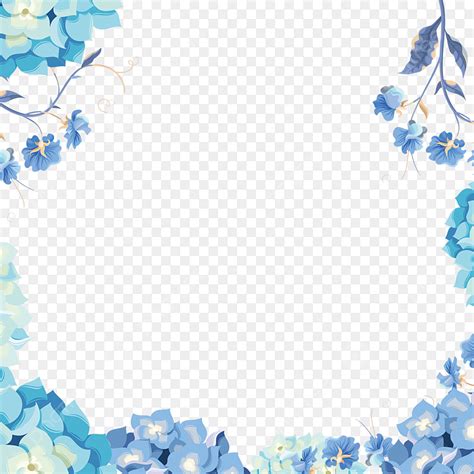 Blue Flower Background Png Best Flower Site