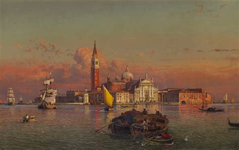 Beautiful Painting: Island and Church of San Giorgio Maggiore, Venice ...