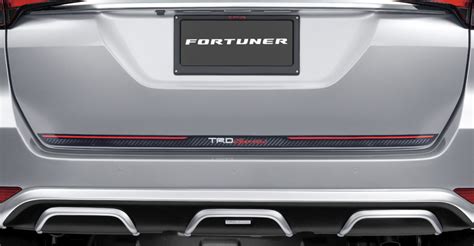 Toyota Fortuner Facelift Official Accessories List Revealed