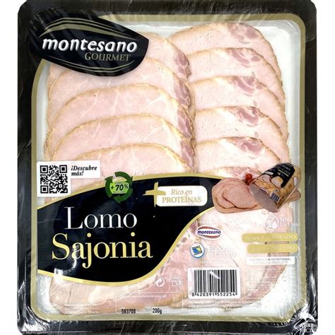 Lomo De Sajonia Canario En Lonchas Sin Gluten Sin Lactosa Envase G