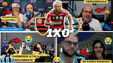 REAÇÕES GRÊMISTAS REVOLTADOS E ELIMINADOS FLAMENGO 1X0 GRÊMIO COPA DO