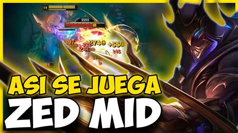 Partida Perfecta Con Zed Como Subir De Elo Con Tu Campeon En La