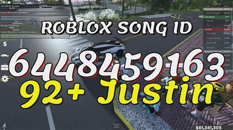 Justin Roblox Song Ids Codes Youtube