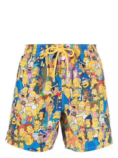 MC2 Saint Barth Shorts De Playa De MC2 Saint Barth X The Simpsons