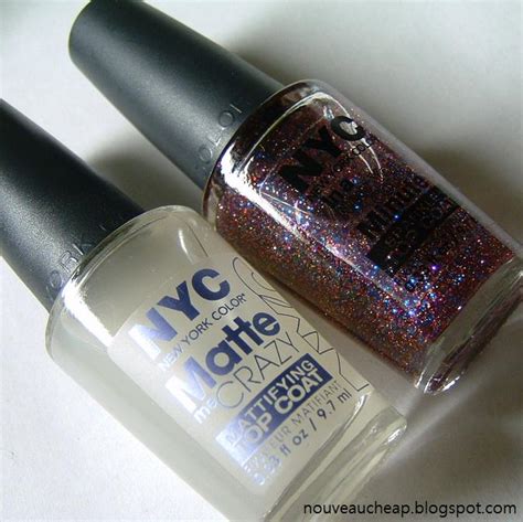 Review New NYC Matte Me Crazy Mattifying Top Coat In A Minute