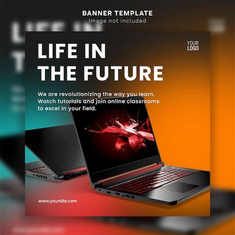 Premium PSD Gaming Laptop PSD Social Media Banner Design