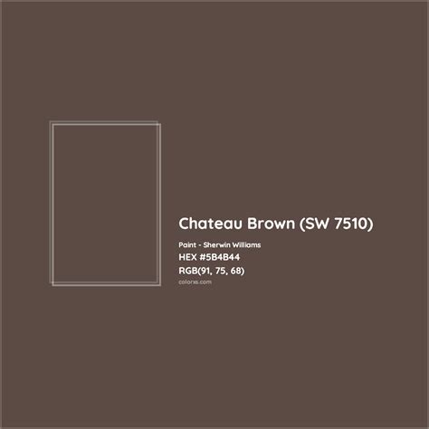 Chateau Brown Sw Complementary Or Opposite Color Name And Code