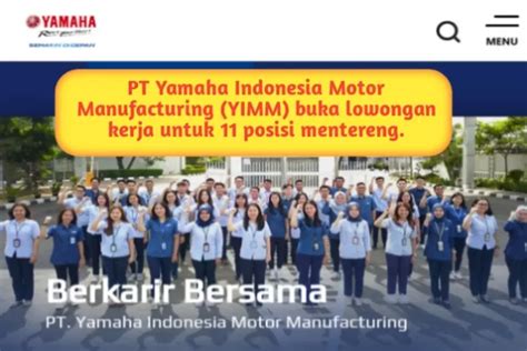 Lowongan Kerja BESAR BESARAN Di PT Yamaha Indonesia Motor Manufacturing