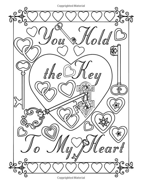 Printable Love Coloring Pages For Adults