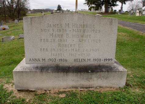 Isabel Hemphill 1912 1930 Find A Grave Memorial