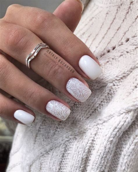 Lace Wedding Nails 20 Ideas For Incoming Brides