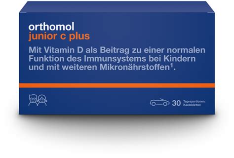 Orthomol Junior C Plus Kautabletten Waldfrucht Kaufen Valsona De