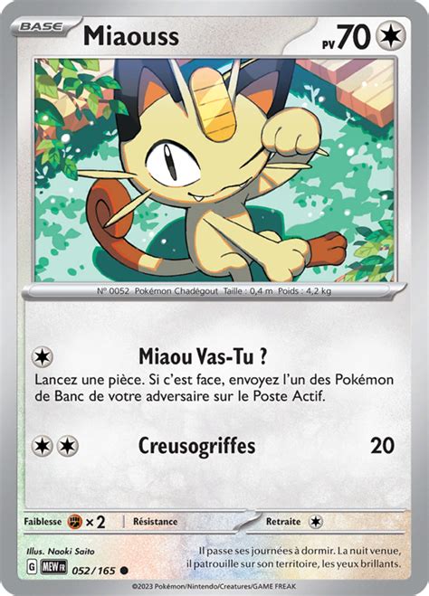 Miaouss Écarlate et Violet 151 052 Poképédia