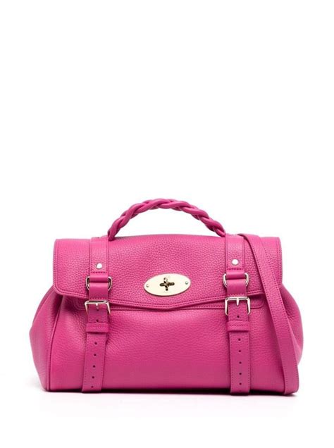 Mulberry Alexa Heavy Grain In Pink Lyst