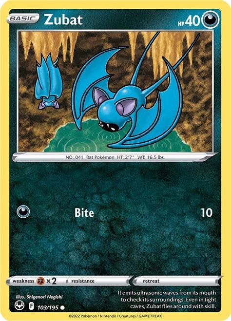 Check The Actual Price Of Your Zubat 103 195 Pokemon Card